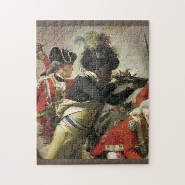 Detalj från Major Peirsons död Pussel (Vertikal)