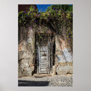 Detalj Gamla dörrPortugal Poster