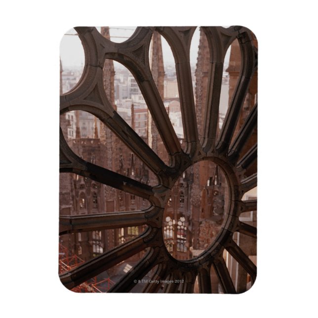 Detalj La Sagrada Familia, Barcelona, Spanien Magnet (Vertikal)