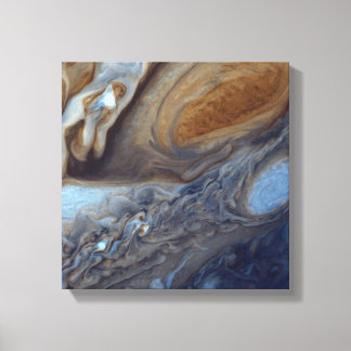 Detalj om Jupiter Atmosphere Underbar Red Spot Canvastryck