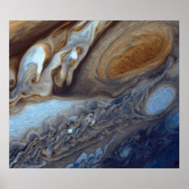 Detalj om Jupiter Atmosphere Underbar Red Spot Poster