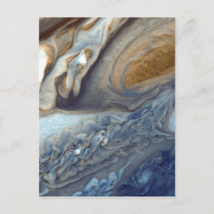 Detalj om Jupiters Underbara röda plats i Atmosphe Vykort