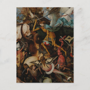 Detalj: Rebellernas fall i Änglar av Pieter Bruege Vykort
