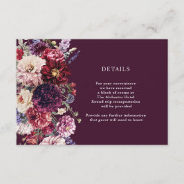 Detaljbilaga för höstblomma i Dahlia-bunkan Tilläggskort