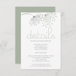 DETALJER | Dörrfläktar för Grönt Inbjudningar