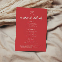 Detaljer för Coquette Bow Script Systerfest Tilläggskort