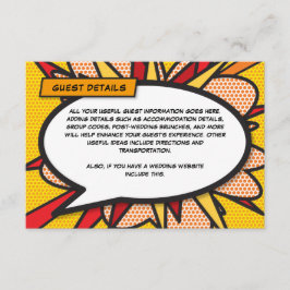 Detaljer för modern seriebokshuströlloppsboende tilläggskort