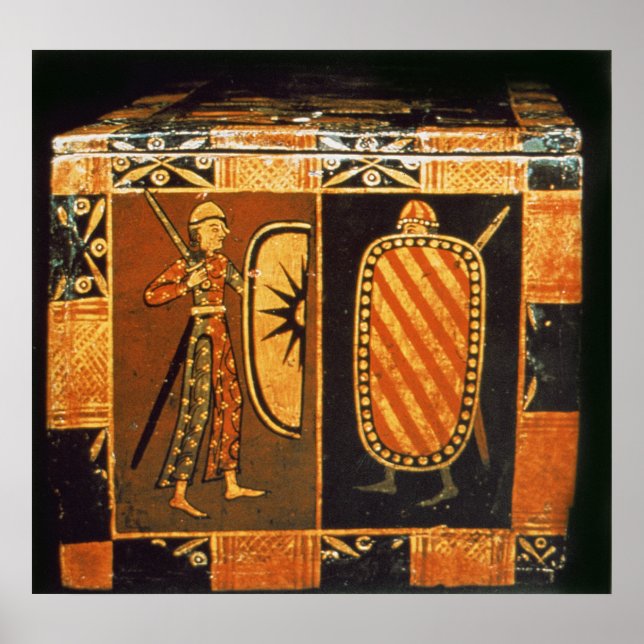 Detaljer från en bröllop-bröstkorg poster (Framsidan)