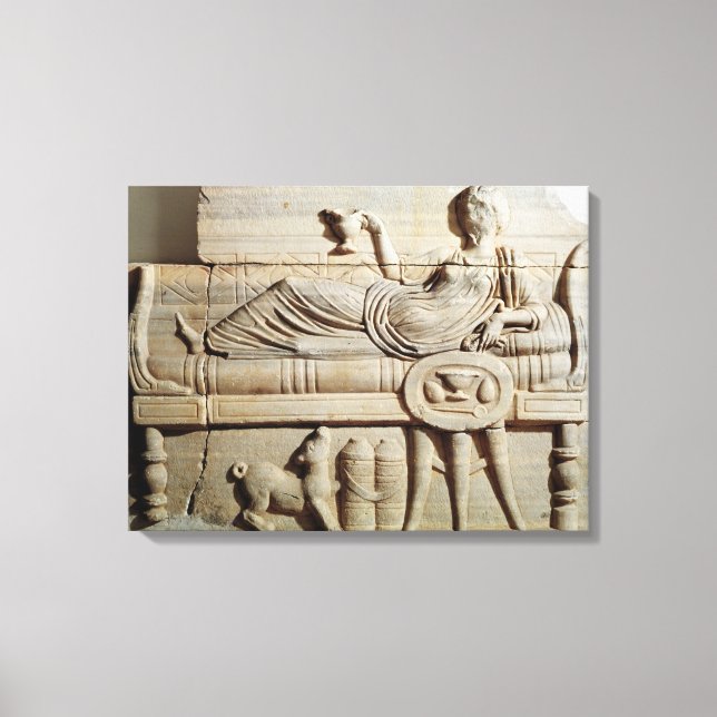 Detaljer från sarkofagus canvastryck (Framsida)