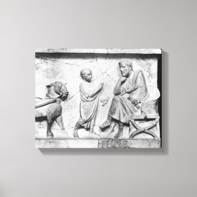 Detaljer från sarkofagus Cornelius Canvastryck (Framsida)