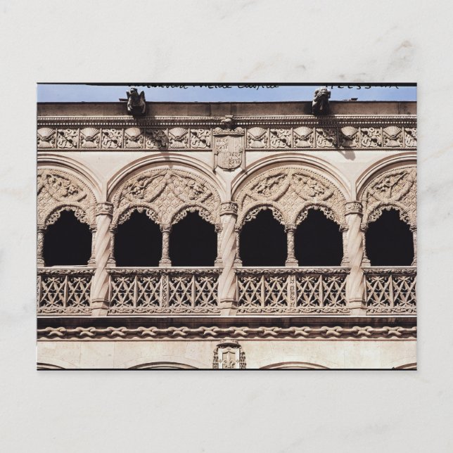 Detaljer i loggia, 1488-96 vykort (Framsida)