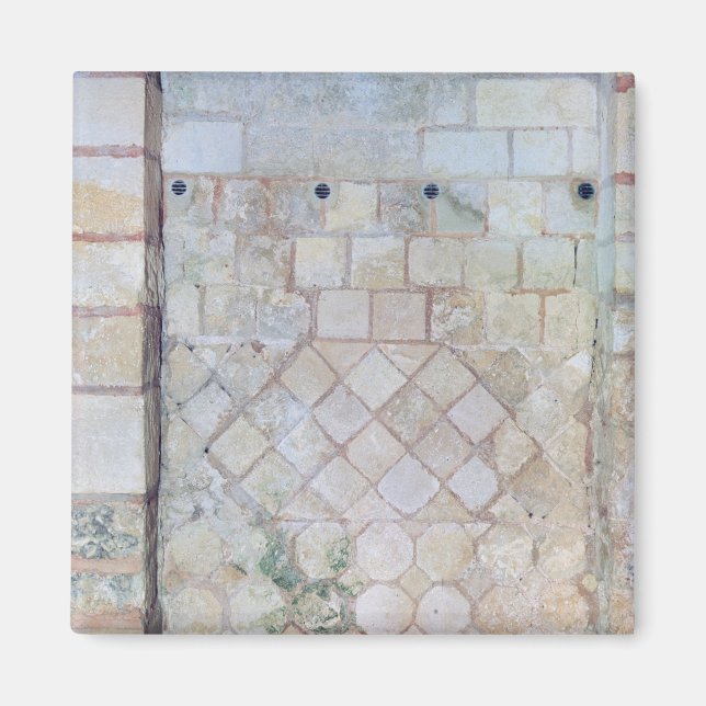 Detaljer i väggen på krypten av St. Paul Magnet (Framsidan)