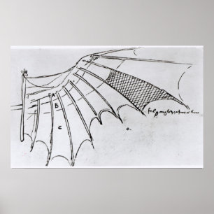 Detaljer om ett mekaniskt vinge poster