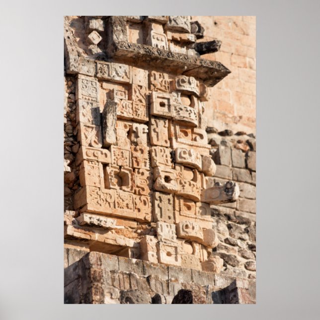 Detaljer om Magician Pyramid, Yucatan, Mexiko Poster (Framsidan)