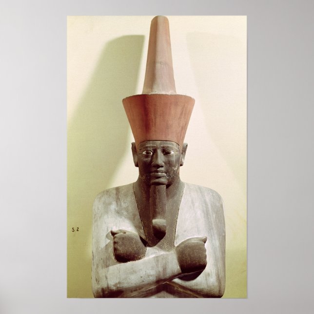 Detaljer om statyn Mentuhotep II Poster (Framsidan)