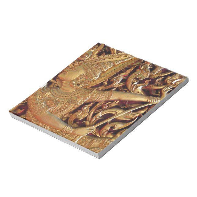 Detaljer om Thai Buddhist Temple Anteckningsblock (Roterad)