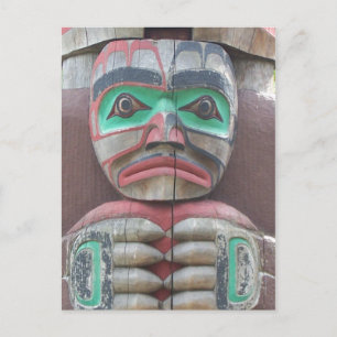 Detaljer om Totem Pole Vykort