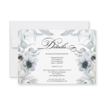 DETALJER | Pastel Dusty Blåa blommor