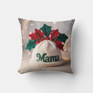 Detaljerad 3D Baby Hat, Holly, Diskret "Mamma" Kudde