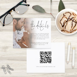 Detaljerad enhet för Bröllop för budgetfotot QR-ko