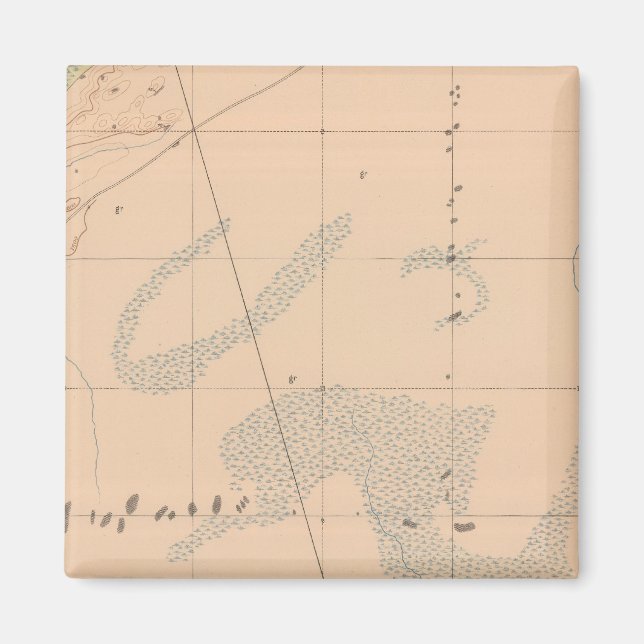 Detaljerad geologi Lakan IX Magnet (Framsidan)