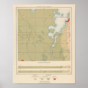 Detaljerad geologi Lakan VI Poster
