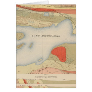 Detaljerad geologi Lakan VIII Hälsningskort