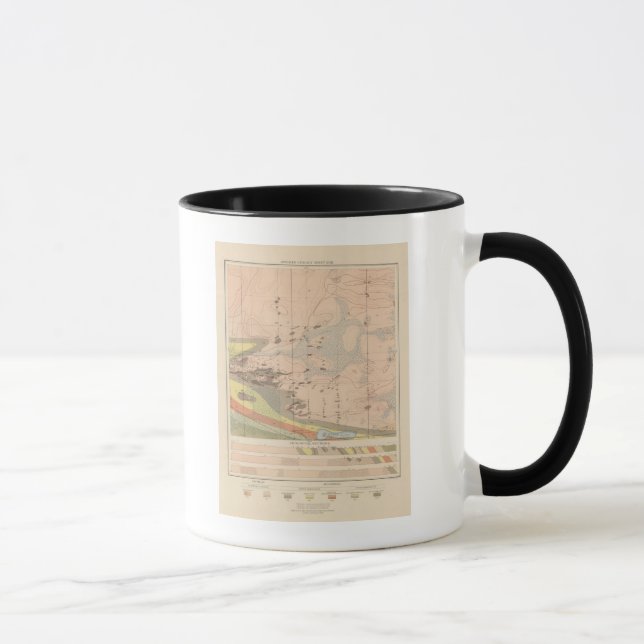 Detaljerad geologi Lakan XVIII Mugg (Höger)