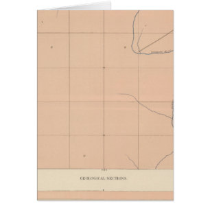 Detaljerad geologi Lakan XX Hälsningskort