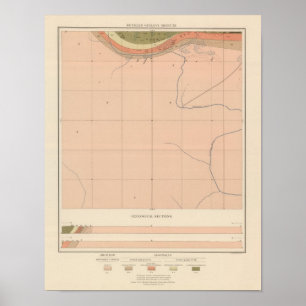 Detaljerad geologi Lakan XX Poster