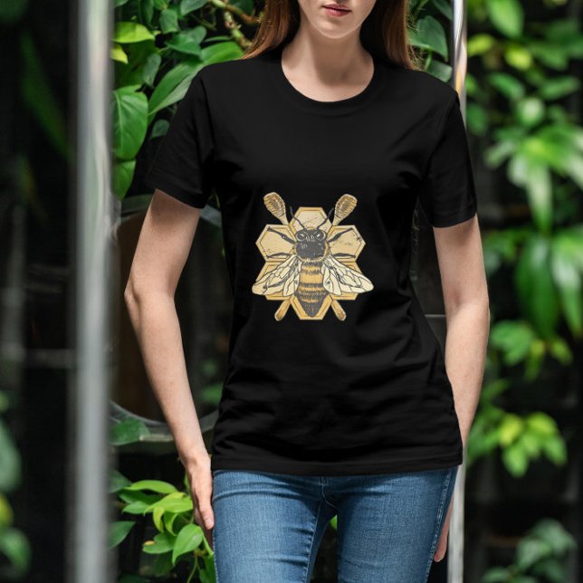 Detaljerad honung för biodling t shirt (Skapare uppladdad)