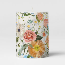 Detaljerad illustration av blommor från hand plock