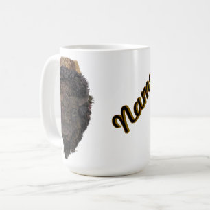 Detaljerad illustration av en amerikansk Bison Hea Kaffemugg