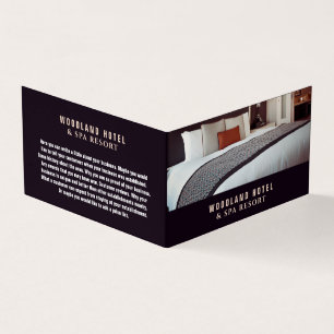Detaljerad information om hotellrum, hotellrum visitkort
