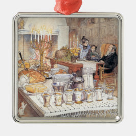 Detaljerad information om Kväll (Traditional Swedi Julgransprydnad Metall