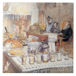 Detaljerad information om Kväll (Traditional Swedi Kakelplatta