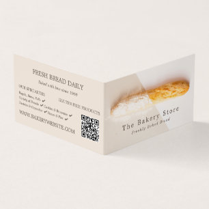 Detaljerad information om Trendiget Bakery, färsk Visitkort