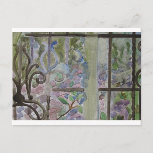 Detaljerad köfönster vykort (Framsida)