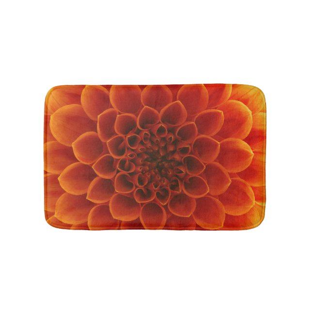 Detaljerad närhet till en blomma. badrumsmatta (Framsidan)