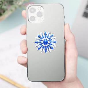Detaljerad Snowflake-design Klistermärken