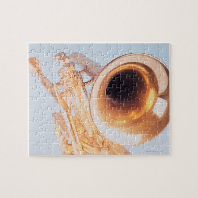 Detaljerad trumpet 2 pussel (Horisontell)