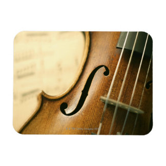 Detaljerad violin magnet