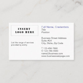 Detaljerad, vit och blå affärsverksamhet och föret visitkort