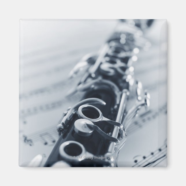 Detaljerat Clarinet Magnet (Framsidan)