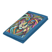 Detaljerat färgat Lejont huvud