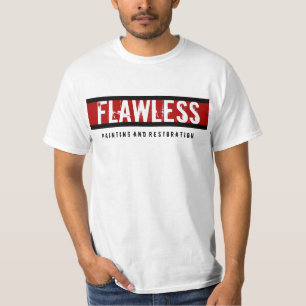 Detaljhandlarear som brännmärker skjortan t-shirt