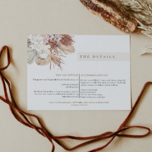 Detaljhölje för BRENNA Bohemian Tropical Handflata Inbjudningar