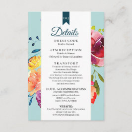 Detaljhölje för ljussommarfärg i Bröllop Tilläggskort