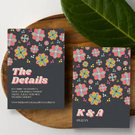 Detaljinformation om Flower Power 70's Retro Groov Tilläggskort