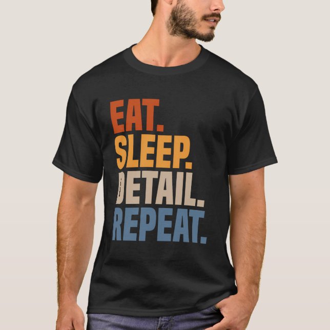 Detaljinformation om viloläge Upprepa automatisk d T Shirt (Framsida)